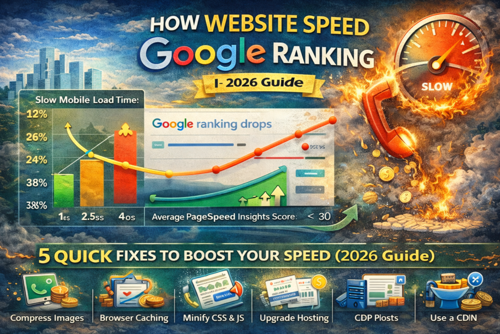 How Website Speed Destroys Your Google Ranking (and 5 Quick Fixes)