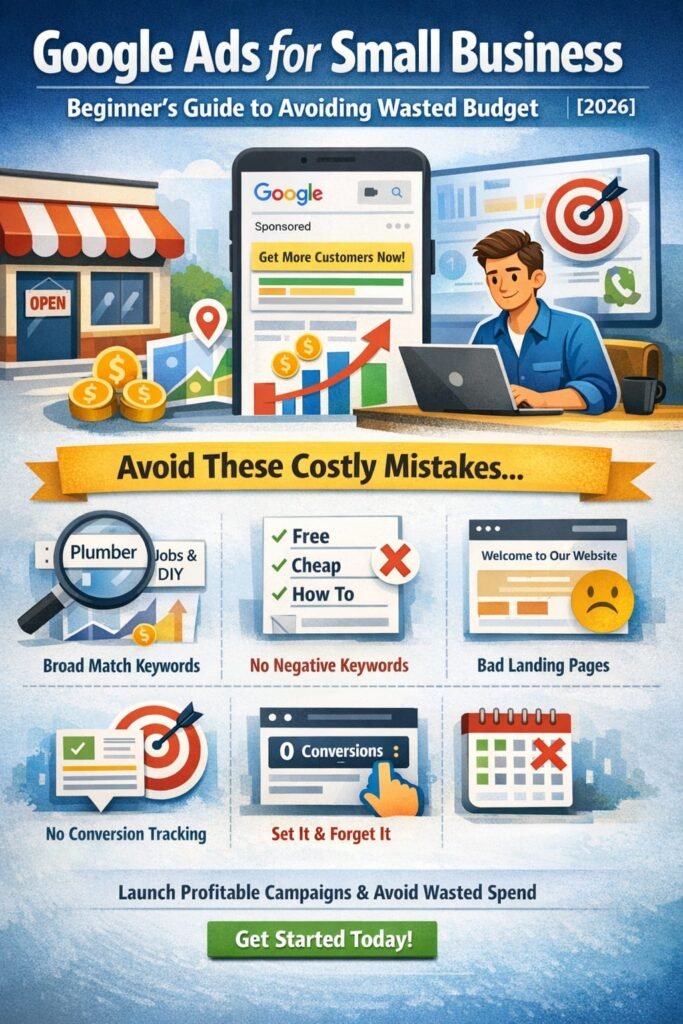 Google Ads for Small Business: A Beginner’s Guide to Avoiding Wasted Budget